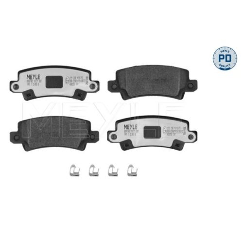 MEYLE Bremsbelagsatz, Scheibenbremse MEYLE-PD: Advanced performance and design.