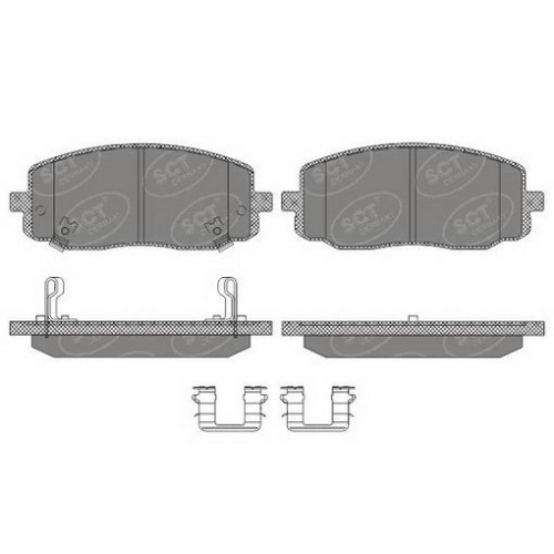 SCT - MANNOL Bremsbelagsatz, Scheibenbremse