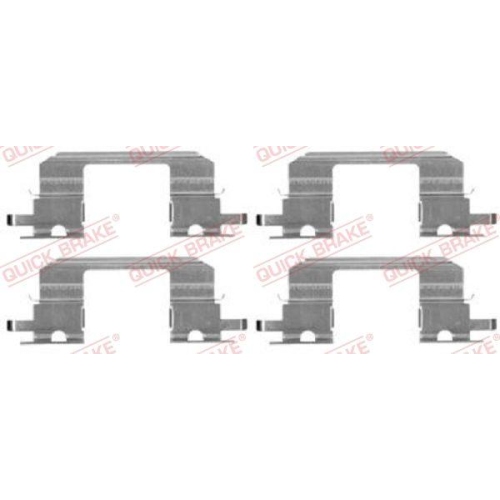 QUICK BRAKE Zubehörsatz, Scheibenbremsbelag