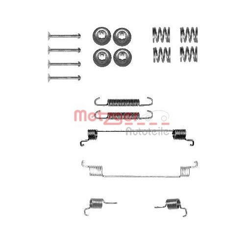 METZGER Zubehörsatz, Bremsbacken