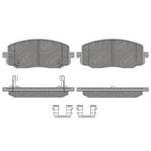 SCT - MANNOL Bremsbelagsatz, Scheibenbremse