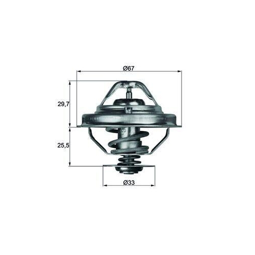 MAHLE Thermostat, Kühlmittel BEHR