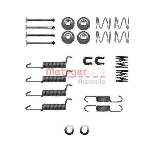 METZGER Zubehörsatz, Feststellbremsbacken