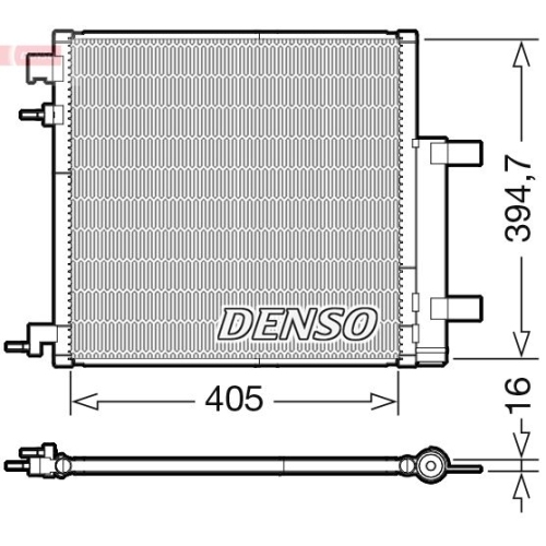 DENSO Kondensator, Klimaanlage