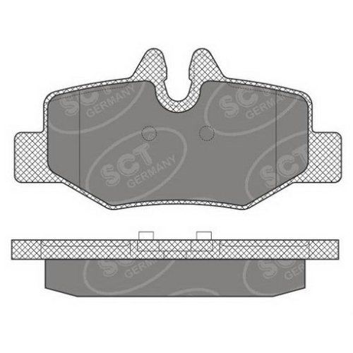 SCT - MANNOL Bremsbelagsatz, Scheibenbremse