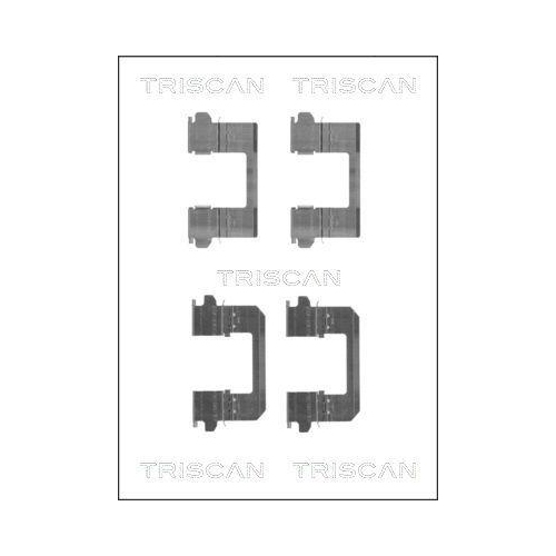 TRISCAN Zubehörsatz, Scheibenbremsbelag