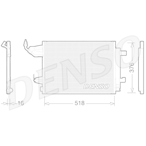 DENSO Kondensator, Klimaanlage