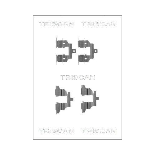 TRISCAN Zubehörsatz, Scheibenbremsbelag