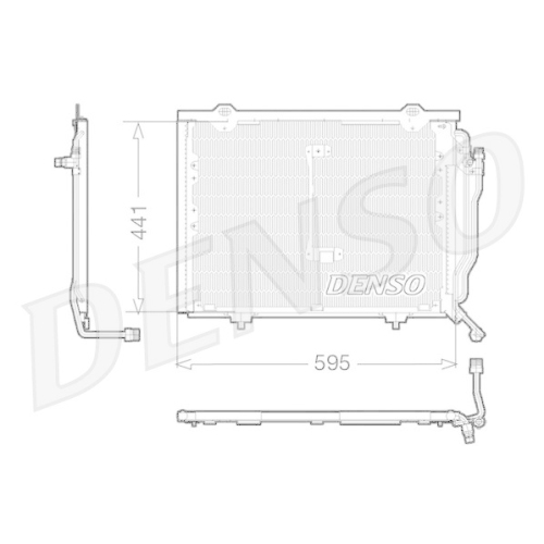 DENSO Kondensator, Klimaanlage