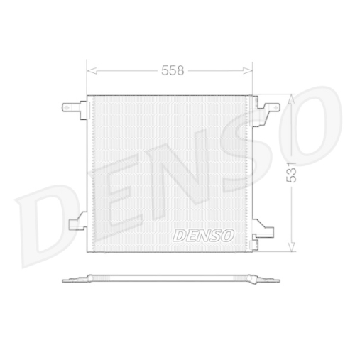 DENSO Kondensator, Klimaanlage