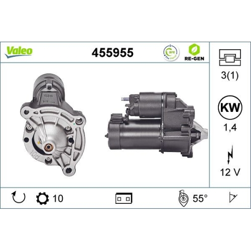 VALEO Starter VALEO RE-GEN AT