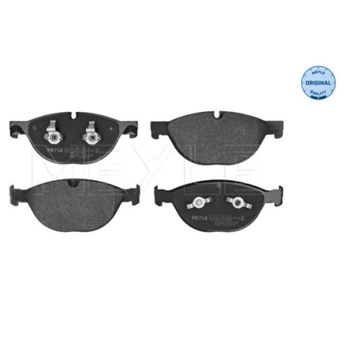 MEYLE Bremsbelagsatz, Scheibenbremse MEYLE-ORIGINAL: True to OE.