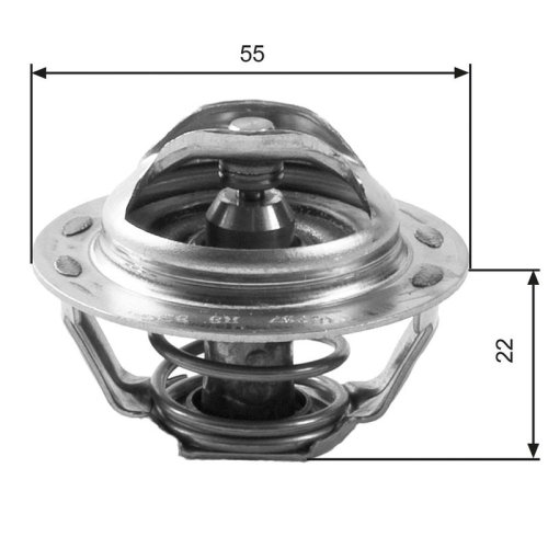 GATES Thermostat, Kühlmittel