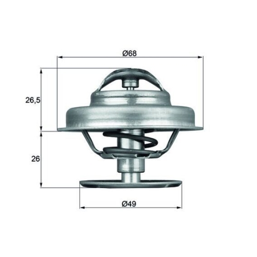 MAHLE Thermostat, Kühlmittel BEHR