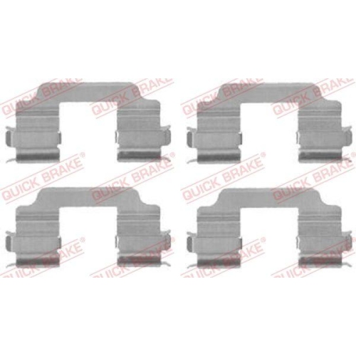 QUICK BRAKE Zubeh&ouml;rsatz, Scheibenbremsbelag