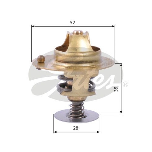 GATES Thermostat, Kühlmittel