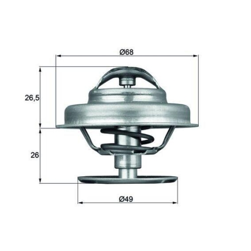 MAHLE Thermostat, K&uuml;hlmittel BEHR