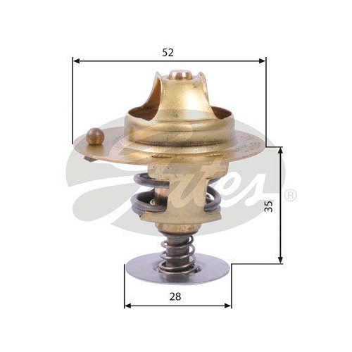 GATES Thermostat, Kühlmittel