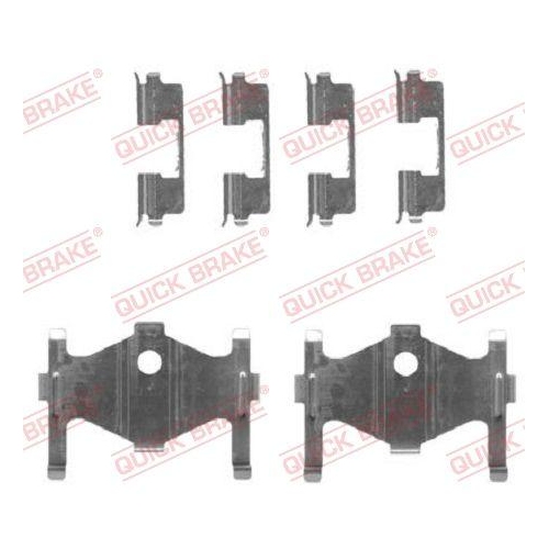 QUICK BRAKE Zubeh&ouml;rsatz, Scheibenbremsbelag