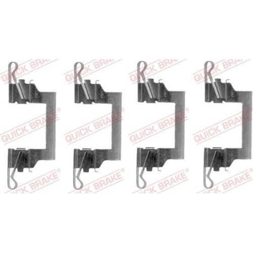 QUICK BRAKE Zubeh&ouml;rsatz, Scheibenbremsbelag