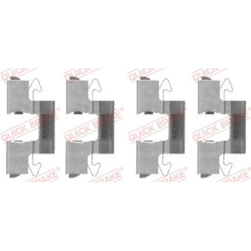 QUICK BRAKE Zubeh&ouml;rsatz, Scheibenbremsbelag