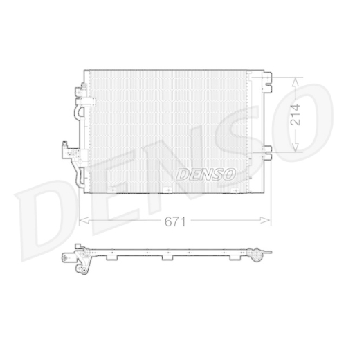 DENSO Kondensator, Klimaanlage