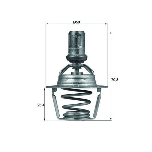 MAHLE Thermostat, Kühlmittel BEHR