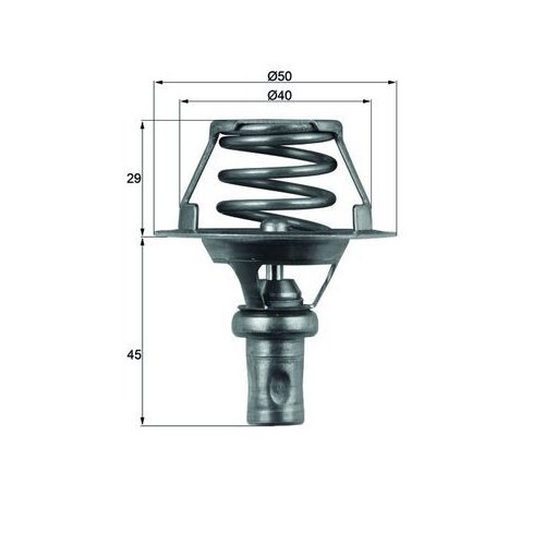 MAHLE Thermostat, Kühlmittel BEHR