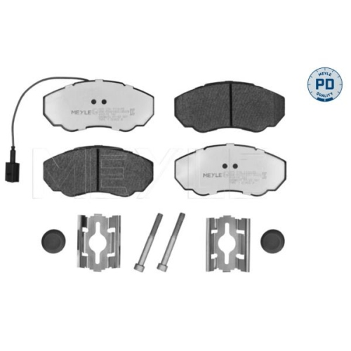 MEYLE Bremsbelagsatz, Scheibenbremse MEYLE-PD: Advanced performance and design.