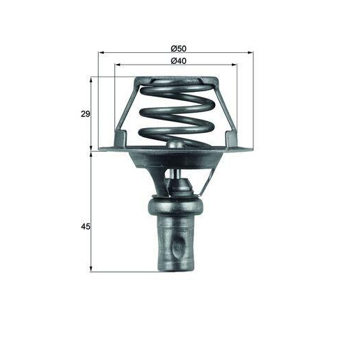 MAHLE Thermostat, K&uuml;hlmittel BEHR