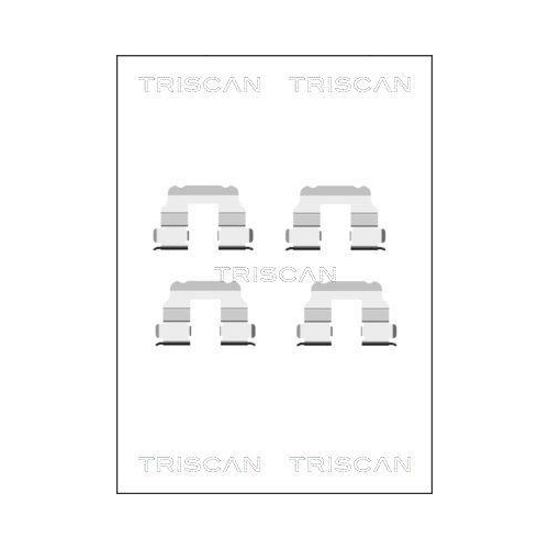 TRISCAN Zubeh&ouml;rsatz, Scheibenbremsbelag