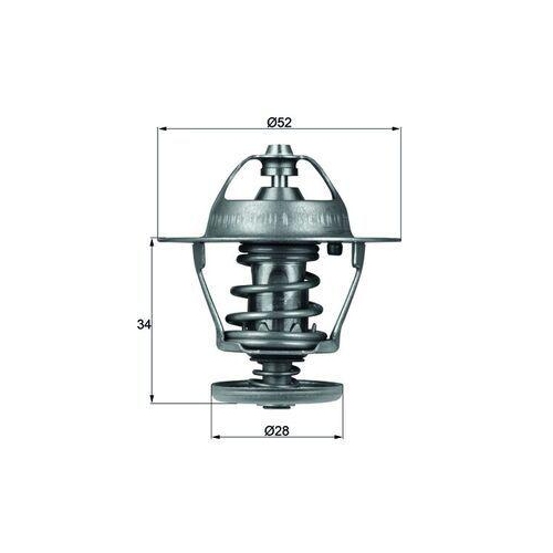 MAHLE Thermostat, Kühlmittel BEHR