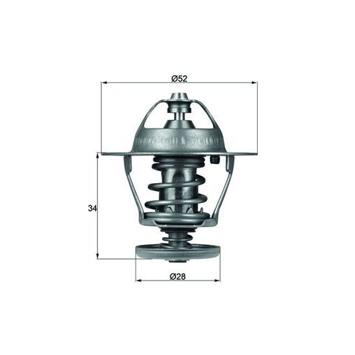 MAHLE Thermostat, Kühlmittel BEHR