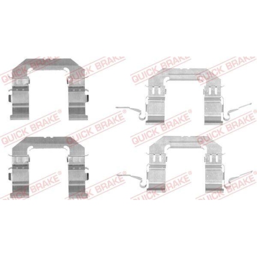 QUICK BRAKE Zubeh&ouml;rsatz, Scheibenbremsbelag