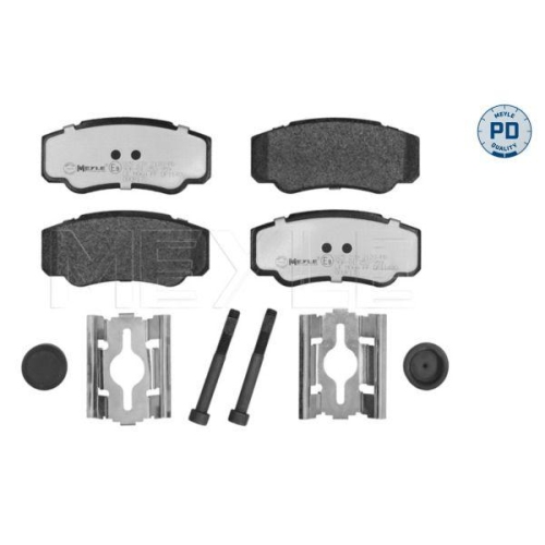 MEYLE Bremsbelagsatz, Scheibenbremse MEYLE-PD: Advanced performance and design.