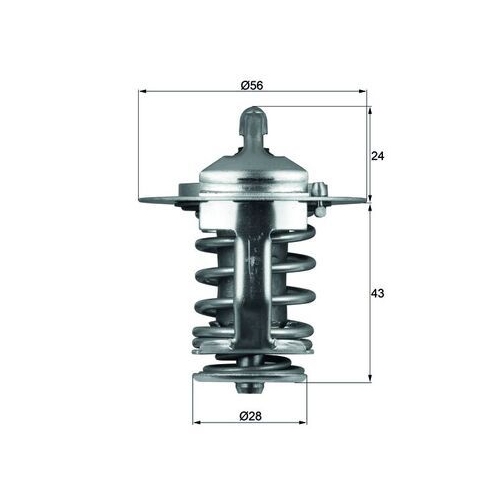 MAHLE Thermostat, Kühlmittel BEHR