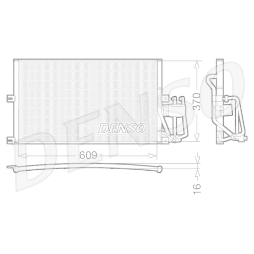 DENSO Kondensator, Klimaanlage