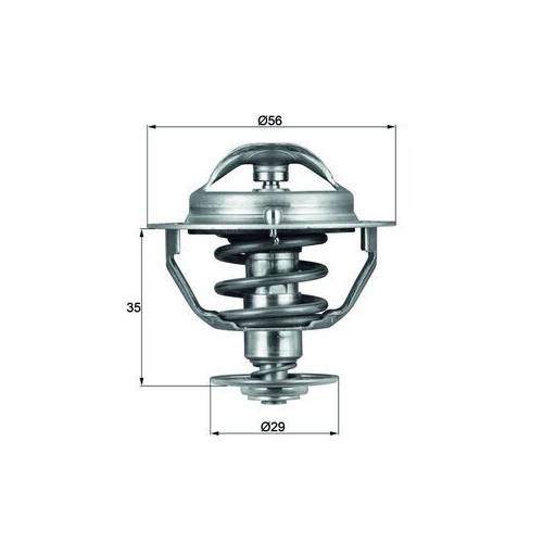 MAHLE Thermostat, Kühlmittel BEHR