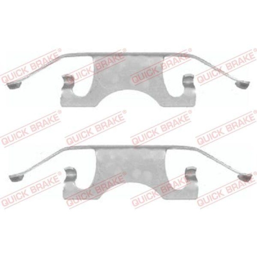QUICK BRAKE Zubeh&ouml;rsatz, Scheibenbremsbelag