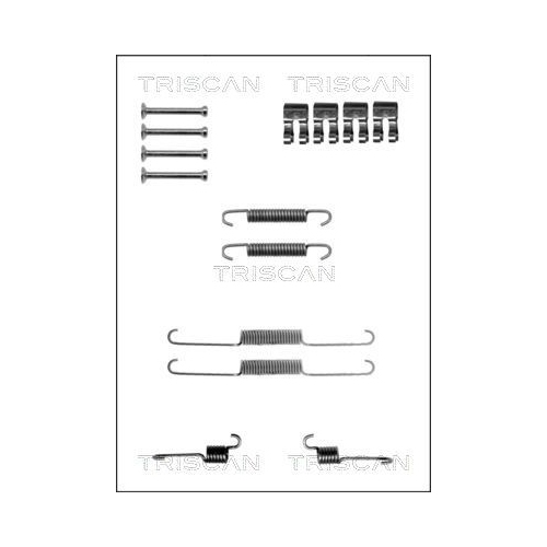 TRISCAN Zubehörsatz, Bremsbacken
