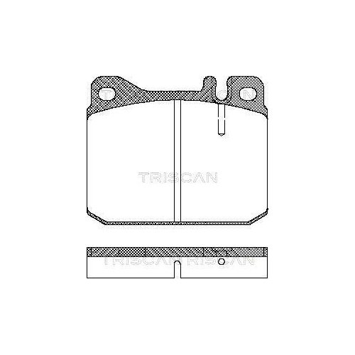 TRISCAN Bremsbelagsatz, Scheibenbremse