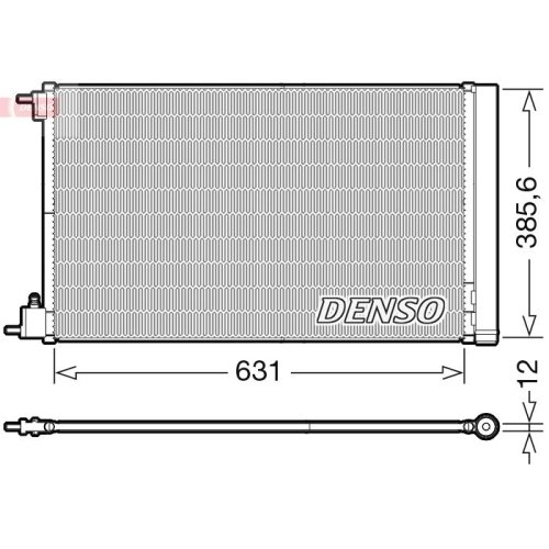 DENSO Kondensator, Klimaanlage