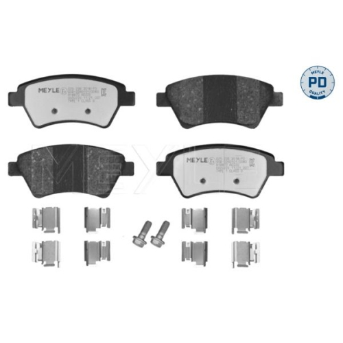 MEYLE Bremsbelagsatz, Scheibenbremse MEYLE-PD: Advanced performance and design.