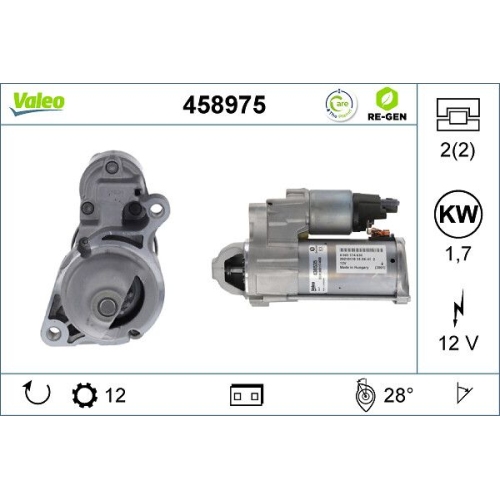 VALEO Starter VALEO RE-GEN AT STOP&START