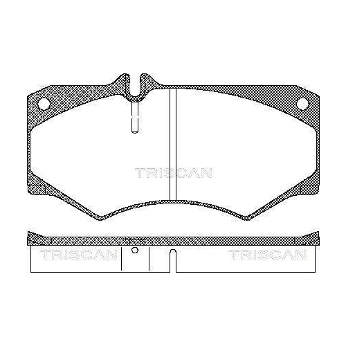 TRISCAN Bremsbelagsatz, Scheibenbremse