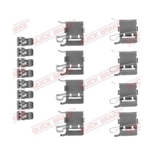QUICK BRAKE Zubehörsatz, Scheibenbremsbelag