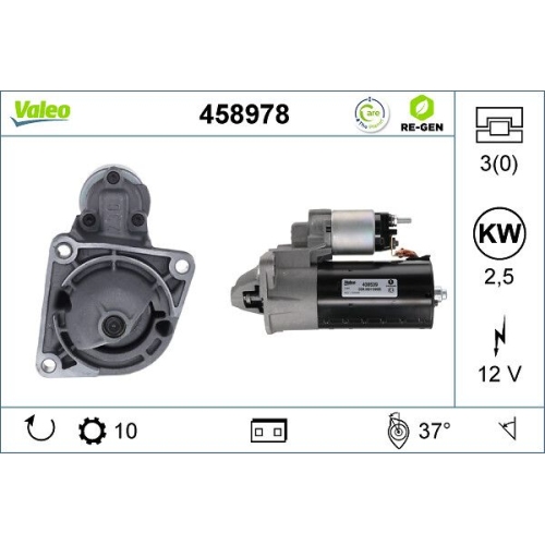 VALEO Starter VALEO RE-GEN AT STOP&START