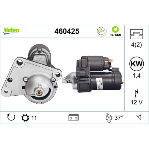 VALEO Starter VALEO RE-GEN AT