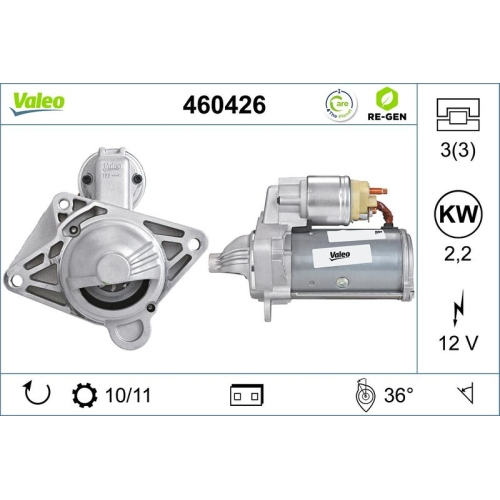 VALEO Starter VALEO RE-GEN AT