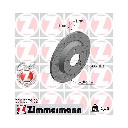 ZIMMERMANN Bremsscheibe SPORT Z